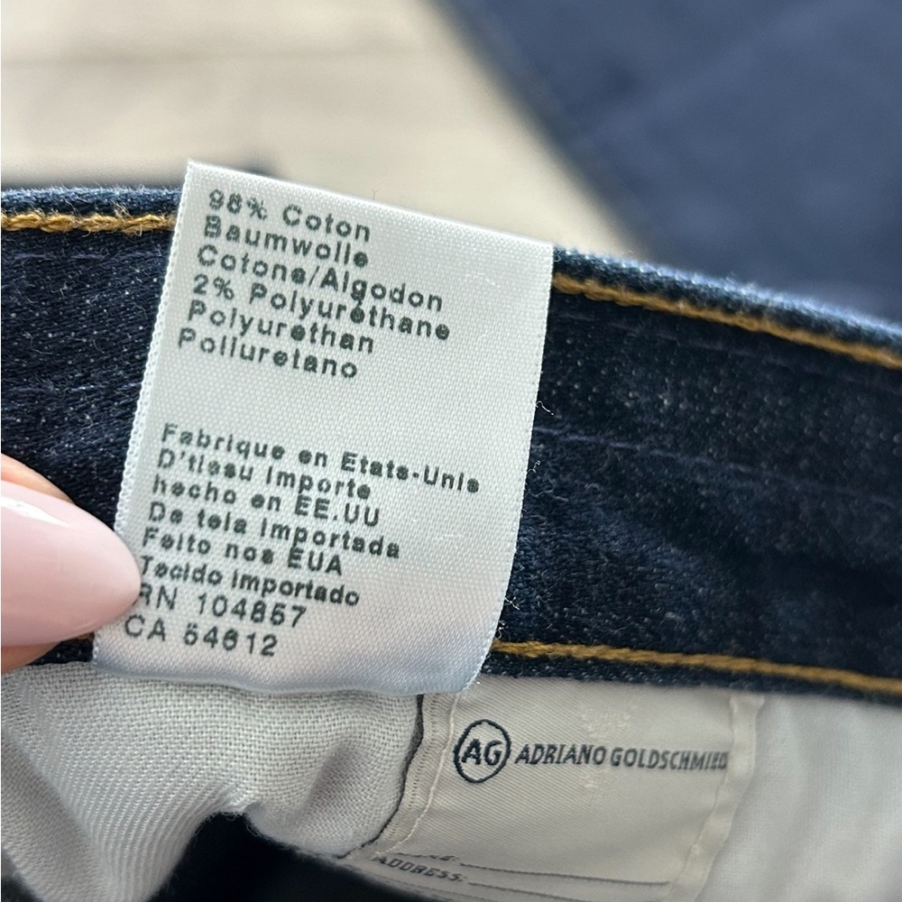 AG The Dylan Slim Skinny Dark Wash Jeans - Picture 10 of 13